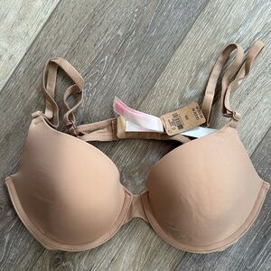 PINK Victoria's Secret Tan Bra with Molded Cups